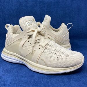 APL Athletic Propulsion Labs Ascend Women’s Running Shoes size 9 sand/beige EUC!